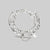 HARMONY. Double Wrap T-Bar Bracelet - Silver